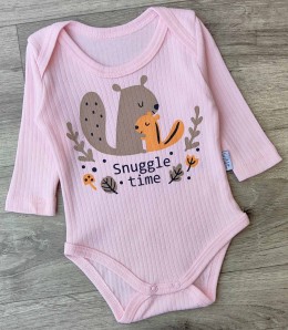 Боди Findik "Snuggle time" розовый, девочка 3-6-9-12-18 месяцев