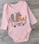 Боди Findik "Snuggle time" персиковый, девочка 3-6-9-12-18 месяцев, фото