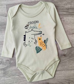 Боди Findik "Crocro" зелный(оливка), мальчик 3-6-9-12-18 месяцев