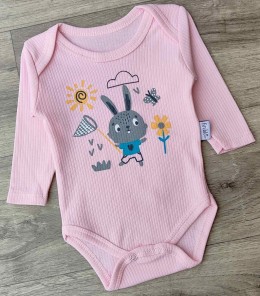 Боди Findik "Кролик" розовый, девочка 3-6-9-12-18 месяцев