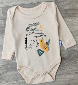 Боди Findik "Crocro" бежевый, унисекс 3-6-9-12-18 месяцев