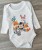 Боди Findik "Зверьки", молочный, унисекс 3-6-9-12-18 месяцев, фото