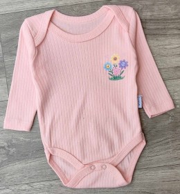 Боди Findik "Flowers" персиковый, девочка 3-6-9-12-18 месяцев