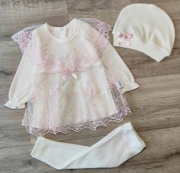 Комплект Findik "Ромашки", розовый 2, девочка 3-6-9  месяцев