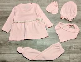 Комплект Findik "Bow", персиковый, девочка 3 месяца