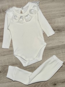 Комплект Findik "Кружева", белый, девочка 3-6-9  месяцев