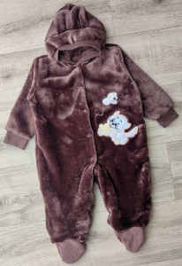 Чоловічок "Кішка+мишка" коричневий, хлопчик 6-9-12 місяців