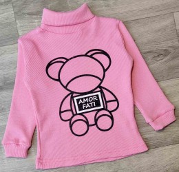 Водолазка "Amor Fati" рожевий, дівчинка 3-4-5-6-7  років