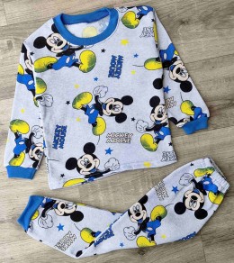 Піжама "Мишеня" сіра, хлопчик 2-3-4-5-6 років