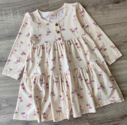 Сукня Deco "Пальми", бежевий, 2-3-4-5 років