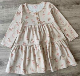 Сукня Deco "Пальми", бежевий(темний), 2-3-4-5 років