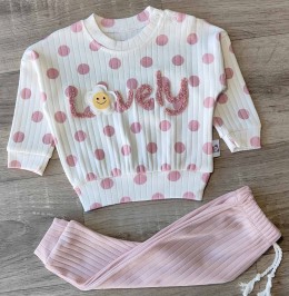 Костюм Anilco "Lovely" коричневый (терракотовый), девочка 3-6-9 месяцев