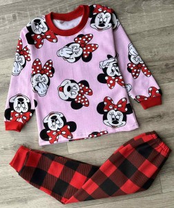 Піжама "Мишеня" червоний, дівчинка 2-3-4-5-6 років