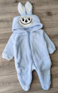 Человечек Pera Bebe "Лабубу" голубой, мальчик 3-6-9 месяцев