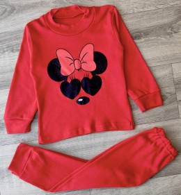 Піжама "Мишка" червоний, дівчинка 1-2-3-4-5 років