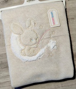 Плед Story Baby "Зайка" бежевий, унісекс 80*90