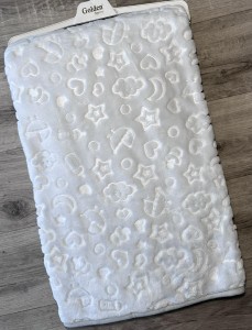 Плед Golden baby «Звездочки» белый, унисекс 100*120