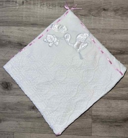 Плед Miz Mit "Аист" розовый, девочка 80/90