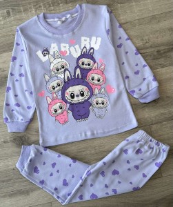 Піжама Supermini "Лабубу" фіолетовий(бузковий), дівчинка 4-5-6 років