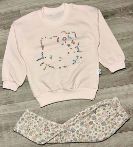 Костюм Anilco "Кішка" персиковий, дівчинка 6-12-18-24 місяців