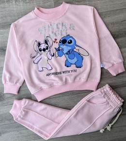 Костюм Flamindo «Стіч» персиковий, дівчинка 3-4-5-6 років