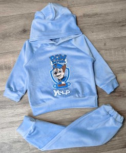 Костюм "Paw" голубой, мальчик 9-12-24-36 месяцев