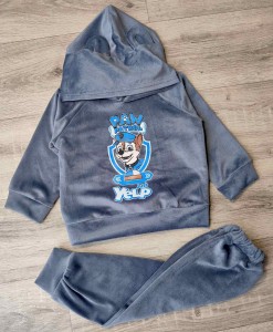 Костюм "Paw" сірий(графітовий), хлопчик 9-12-24-36 місяців