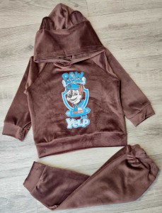 Костюм "Paw" коричневий, хлопчик 9-12-24-36 місяців