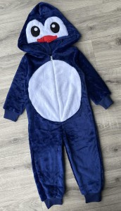 Кигуруми "Пингвичик" синий, мальчик 3-5-7-9-10 лет