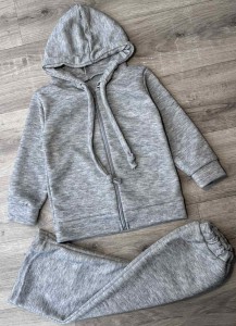 Костюм "Однотонный" серый, девочка 3-4-5-6-7 лет