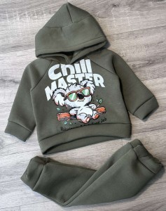 Костюм "Коала" зеленый(хаки), мальчик 9-12-24-36 месяцев