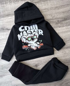 Костюм "Коала" черный, мальчик 9-12-24-36 месяцев