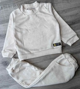 Костюм "Designed" бежевый, унисекс 2-3-4-5 лет