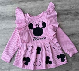 Платье "Мышка" розовый(пудра), 2-3-4-5 лет