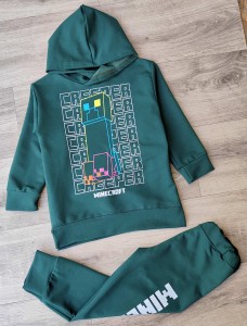 Костюм "Minecraft" зеленый(темный), мальчик 2-3-4-5 лет