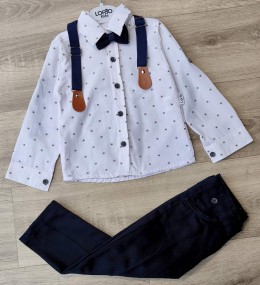 Костюм Lorio «Корона» синиий(темный), мальчик 5-6-7-8 лет