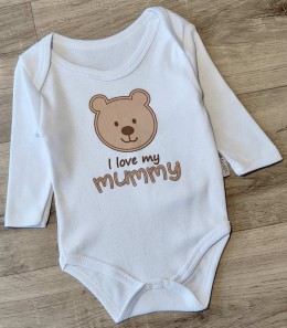 Боді Findik "Mummy", білий, унісекс 3-6-9-12-18 місяців