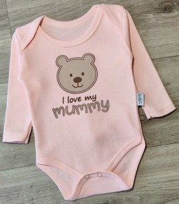 Боді Findik "Mummy", персиковий, дівчинка 3-6-9-12-18 місяців