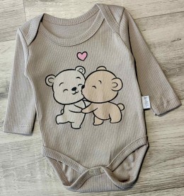 Боді Findik "Love" сірий (графітовий), хлопчик 3-6-9-12-18 місяців