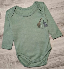 Боді Findik "Жираф та слоник" зелений, хлопчик 3-6-9-12-18 місяців