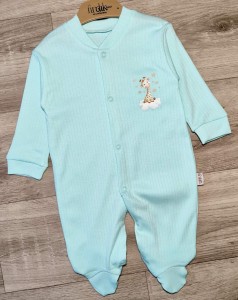 Чоловічок Findik «Жирафік» зелений (м'ятний/бірюзовий), унісекс 3-6-9 місяців