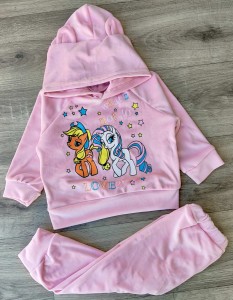 Костюм «Love?!» розовый(пудра), девочка 9-12-24-36 месяцев