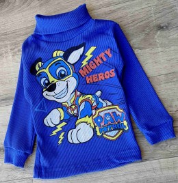 Водолазка "Paw Patrol" синий(темный), мальчик 1-3-5-7-9 лет