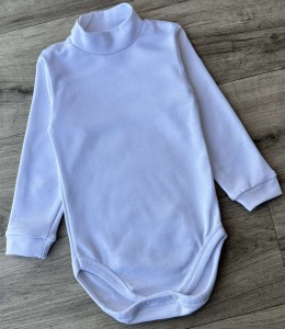 Боди "Однотонный" , белый, унисекс 9-12-18-24 месяцев