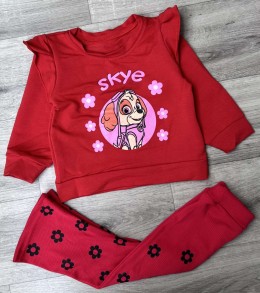 Костюм "Собачка" червоний, дівчинка 2-3-4-5 років