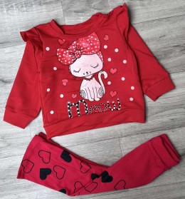 Костюм «Кошка» красный, девочка 1,5-2-3-4 лет