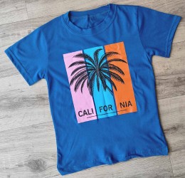 Футболка «Пальмы» Электрик, мальчик 9-10-11-12 лет