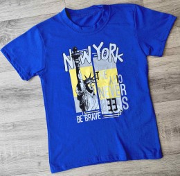 Футболка «New York» синий(темный), мальчик 9-10-11-12 лет