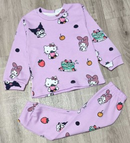 Піжама Supеrmini «Торт» фіолетовий (бузковий), дівчинка 1-2-3-4 років