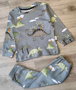 Пижама Supеrmini «Динозавр» зеленый, мальчик 1-2-3-4 лет